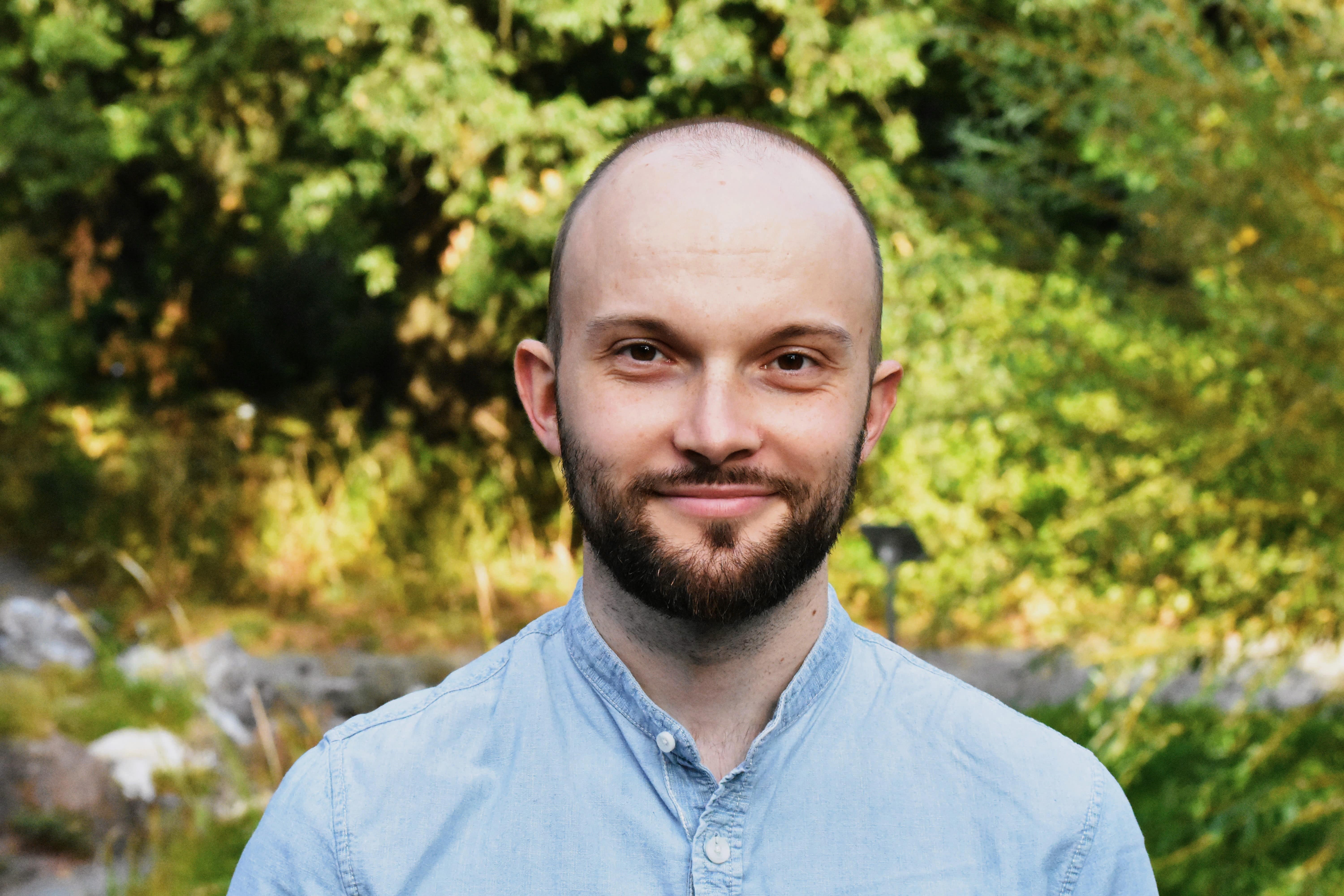 Portrait im Botanischen Garten